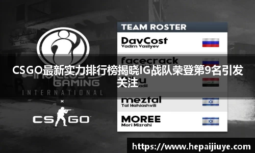 CSGO最新实力排行榜揭晓IG战队荣登第9名引发关注